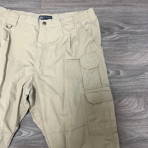 5.11 Tactical Series Cargo Pants Relaxed Fit Utility Workwear Beige 38/30 0129 - Picture 7 of 9