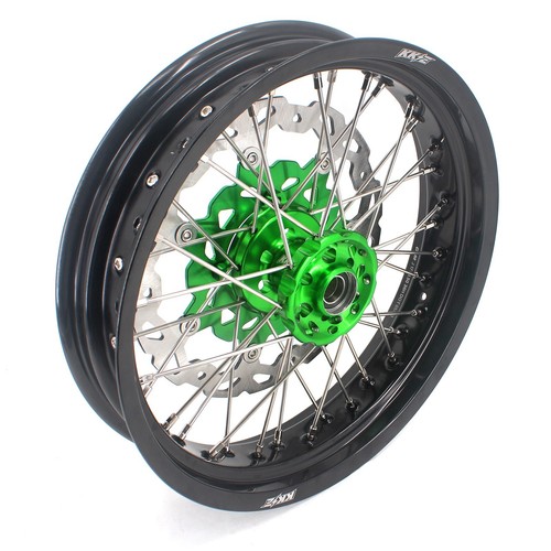 KKE 3.5/4.25 Supermoto Wheels Rim Fit KAWASAKI KX250F 2006-2019 KX450F 2006-2018 - Bild 3 von 12