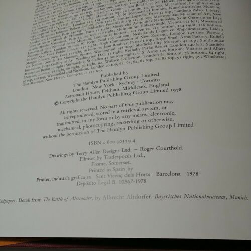 ARMS AND ARMOUR HB BUCH 1978 VON FREDERICK WILKINSON - Bild 3 von 4