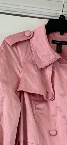 INC NEW Pink Jacket/Trench Coat. Size L. FINAL REDUCTION - Picture 3 of 11
