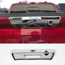 For Ford F-150 2021-24 Chrome Silver Rear Tailgate Door Handle Decor Cover Trim