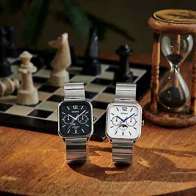 Casio Standard Moon Phase MTP-M305 Analog Men's Japan Mov't Casio Standard Moon Phase MTP-M305 Analog Men's Japan Mov't