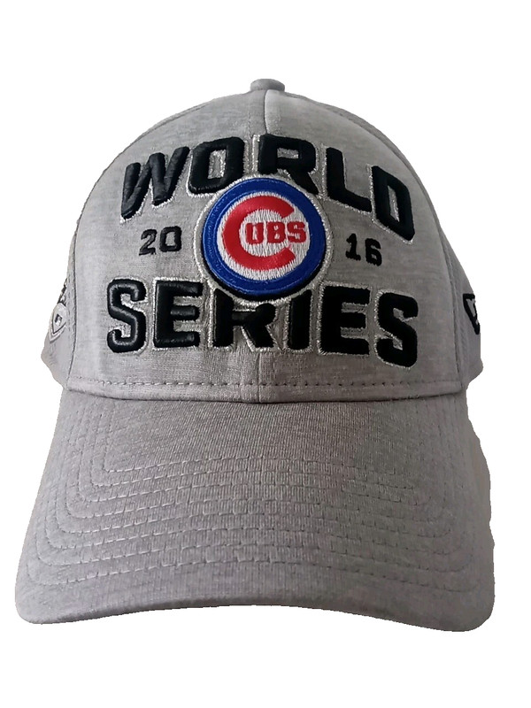 Chicago Cubs 2016 World Series National League Champions Cap Gray Flex Fit