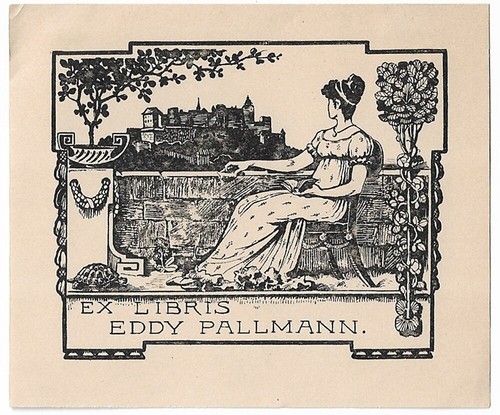 AUGUSTIN PACHER: Exlibris für Eddy Pallmann - Afbeelding 1 van 1