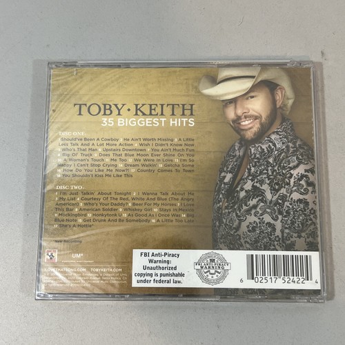 35 Biggest Hits by Keith, Toby (CD, 2008) 2 CD SET. BRAND NEW Sealed - Picture 6 of 10