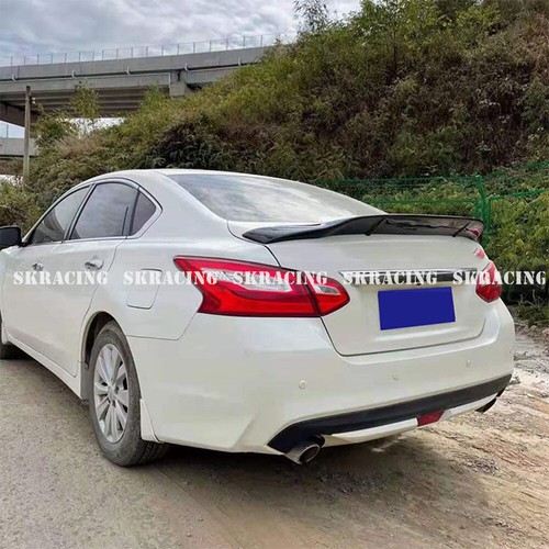 APTO PARA NISSAN ALTIMA 2013-2018 NEGRO BRILLANTE ALERÓN TRASERO MALETERO PATO - Imagen 5 de 15