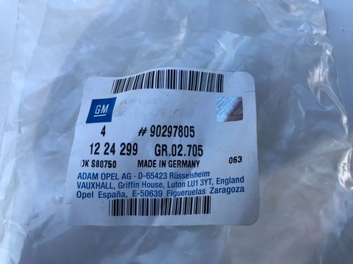 NEU NOS Rahmen Kennzeichenleuchte grau Original Opel Kadett E Caravan Combo A - 第 4/4 張圖片