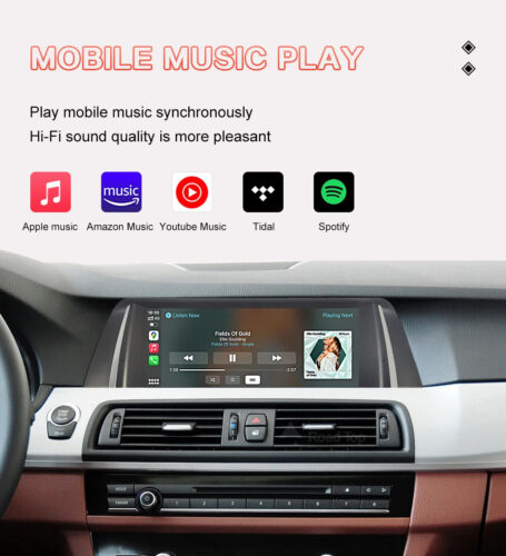 Wireless CarPlay Android Auto Car Radio Player Display Screen for BMW 5 Series - Picture 22 of 26