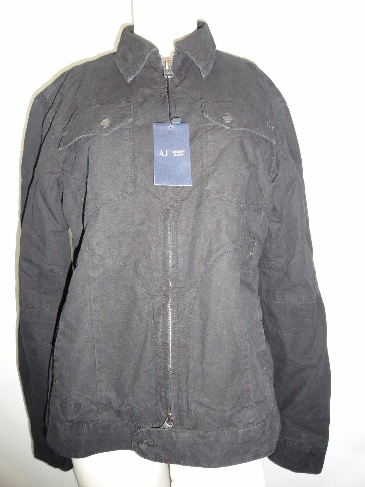 Nuevo Hombre Armani Jeans Negro Abrigo Chaqueta Cortavientos Nuevo Hombre Armani Jeans Negro Abrigo Chaqueta Cortavientos ventas al por mayor