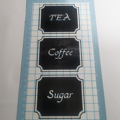 tea coffee sugar vinyl stickers - Picture 3 of 4