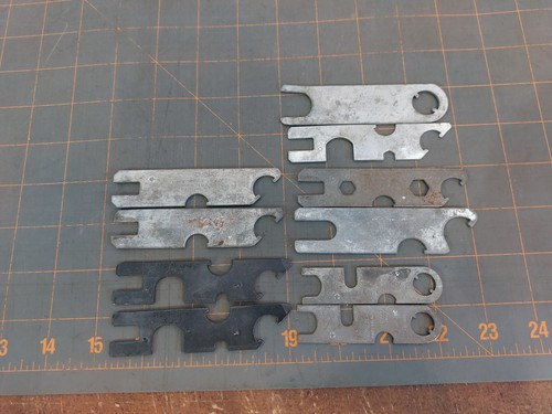 Lot of 10 Vintage Cox Airplane Engine Wrench Tools Spanner Part No. 1530