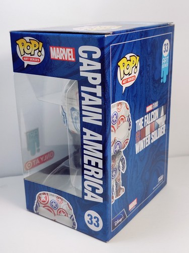 Funko Pop Marvel Art Series #33 Captain America Winter Soldier Target No Case - Picture 6 of 9