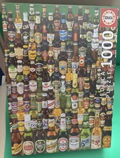 EDUCA Beer Bottle Puzzle1000 PC Guinness Becks New Sealed Puzzle