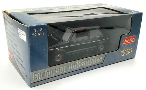 Sun Star 1/18 Scale Diecast 1092 - 1976 Volkswagen Gold GTI - Black - Picture 5 of 5