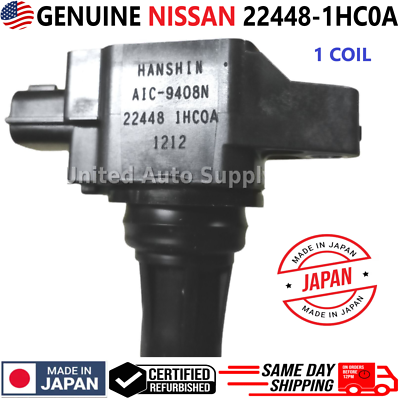 OEM NISSAN x1 Ignition Coil For 2012-2019 Nissan Versa