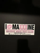 A24 Online Ceramics x MaXXXine Mia Goth Fan Club Bumper Sticker Screen Printed