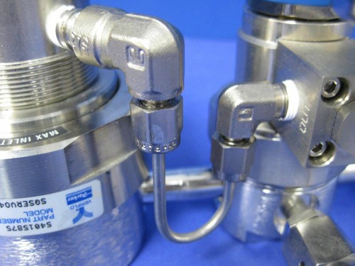Veriflo SQ Doppelregler Gas Stick Baugruppe mit SQ420E und -30-0-200 psi Messgerät - Bild 9 von 11