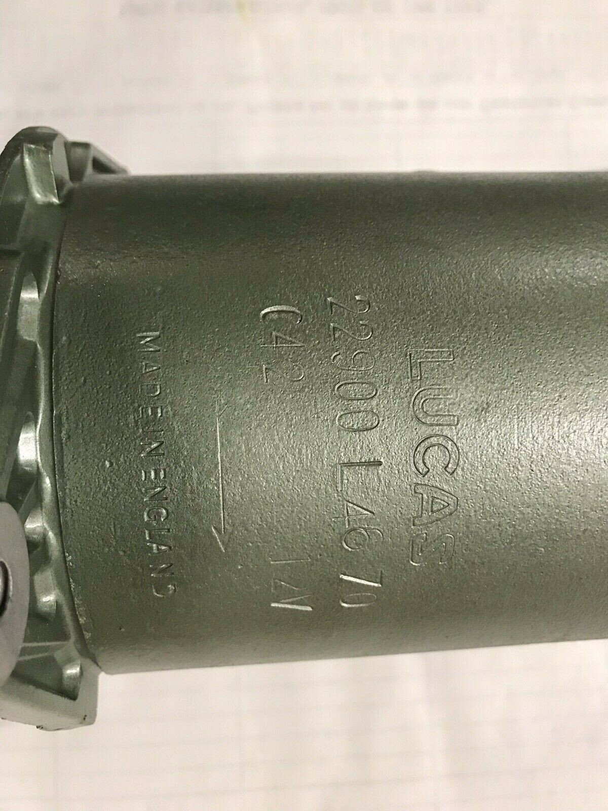 Jaguar E-Type & Austin Healey 3000 Lucas Dynamo generator, NOS Lucas 22900 C42 Directe levering voor superwinst