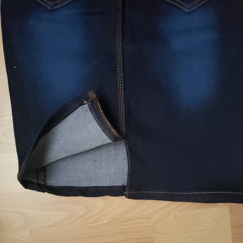 Neu mit Etikett Kinder Jeansrock Größe 3/4 perfekt hohe Taille Mini Denim Used-Look Rock - Bild 4 von 7