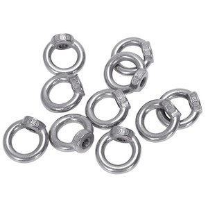 Filetage femelle M20 304 forme anneau acier Inox Écrou boulon à oeil levage