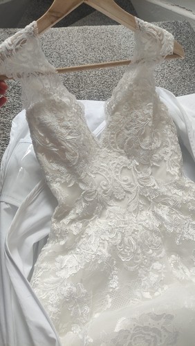 Martin Thornburg for Mon Cheri 218219 Sofia Open Back Bridal Wedding Dress |UK10 - Picture 17 of 18