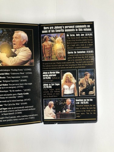 VCR Tapes Tonight Show Johnny Carson: His Favorite Moments 3 Volume Set - Picture 7 of 10