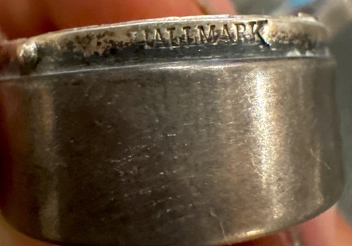Hallmark Sterling Silver Pill Box powder box very rare! - Picture 6 of 9