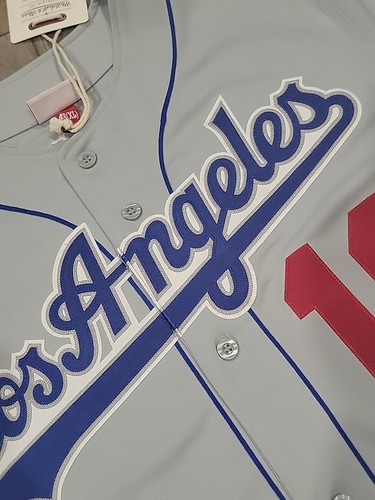 2002 AUTHENTIC HIDEO NOMO LA DODGERS JERSEY 48 XL SATIN MITCHELL NESS JAPAN - Picture 9 of 17