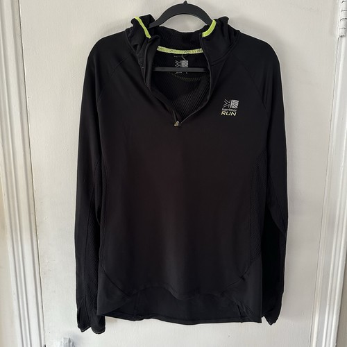 Karrimor Run X-Lite Running Lightweight Hoodie Womens Size Large Black