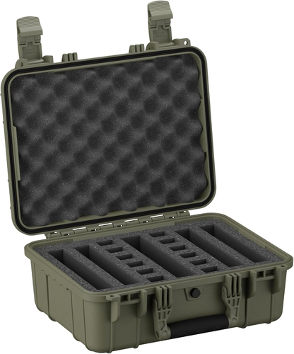 Condition 1 16" Medium Waterproof Hard Gun Case, Model 179, 4 Pistol Slots 12 Ma - Picture 6 of 13