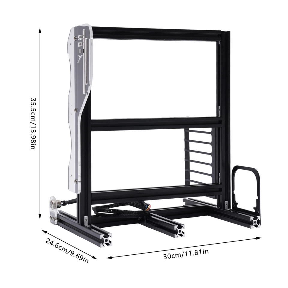 DIY PC Frame Vertical Test Bench Open Air Case Chassic Motherboard Frame Holder - Image 3 of 4