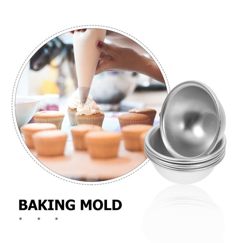4 PCS Half-round Cake Mold Hemisphere Pans Aluminum Bath Molds - Picture 11 of 12