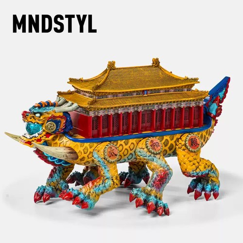 MINDstyle Black Seed Imperial Court ABS PVC Vinyl H18CM Figure - Picture 3 of 6