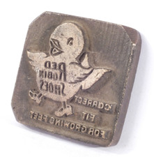 RED ROBIN SHOES CORRECT FIT FOR GROWING FEET: Brass Leather Stamp: TJ Edwards