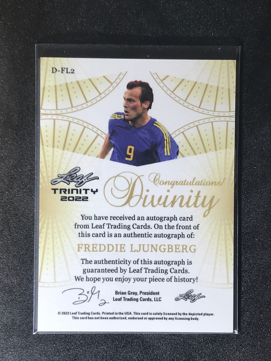 2023 Leaf Trinity Divinity Auto Freddie Ljungberg 08/10 | eBay