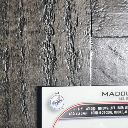 Maddux Bruns Topps 2022 Signed In Person Auto Pro Debut Chrome Auto PDC-174 RC - Picture 8 of 11