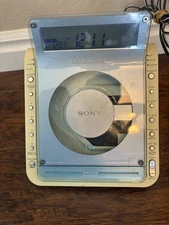 Sony Dream Machine Alarm Clock CD Player Radio ICF-CD855V TESTED Works Great!