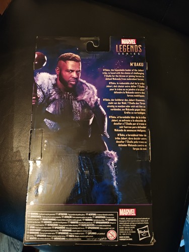 Figurine panthère noire M'BAKU Marvel Legends Marvel Studios Legacy Collection neuve - Photo 3 sur 3