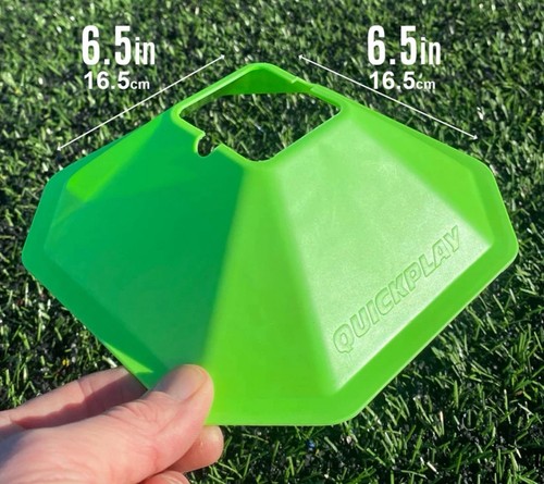 Set of 20 Quick Play Training Cones for Soccer, Football, and Sports Training - Picture 3 of 4