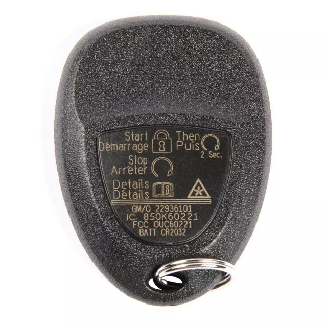 Llave remota de entrada sin llave para Chevrolet Spark 2007-2017 (N/P 22936101)