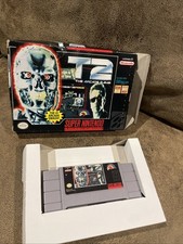 T2: The Arcade Game (Super Nintendo Entertainment System, 1993) Box & Game Only