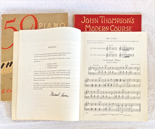 3 Piano Vintage Sheet Music 1930s Books 59 Piano Solos Piano Course Grade 3 & 4 - Picture 21 of 24