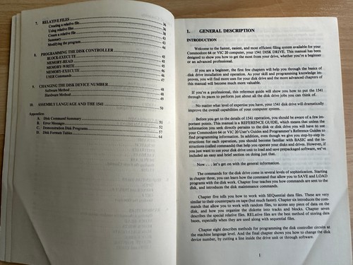 Commodore 1541 Disk Drive User `S Guide, English - Picture 5 of 5