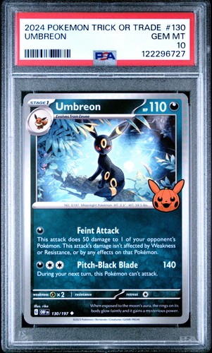 2024 Pokemon Trick or Trade #130 Umbreon PSA 10