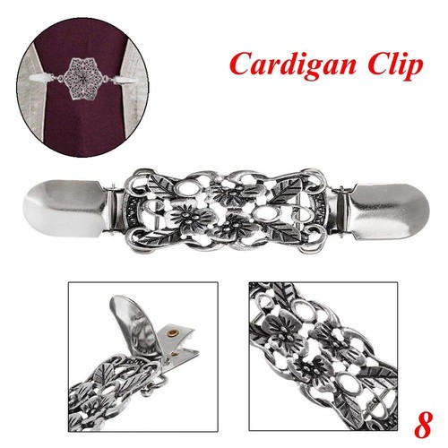 Winter Retro Shawl Brooch Duck Clip Clasps Sweater Blouse Pin Cardigan Clip - Picture 20 of 23