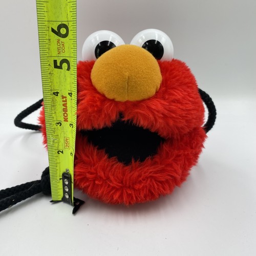 Vintage 1995 Sesamstraße Elmo Plüsch Handtasche Tasche Handtasche Kinder CTW Romar Internationi - Bild 11 von 11
