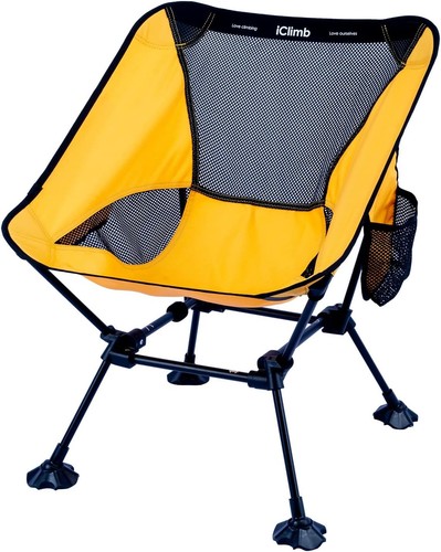 Heavy Duty Ultralight Folding Chair with Anti-Sink Feet for Outdoor Comfort - Picture 3 of 12