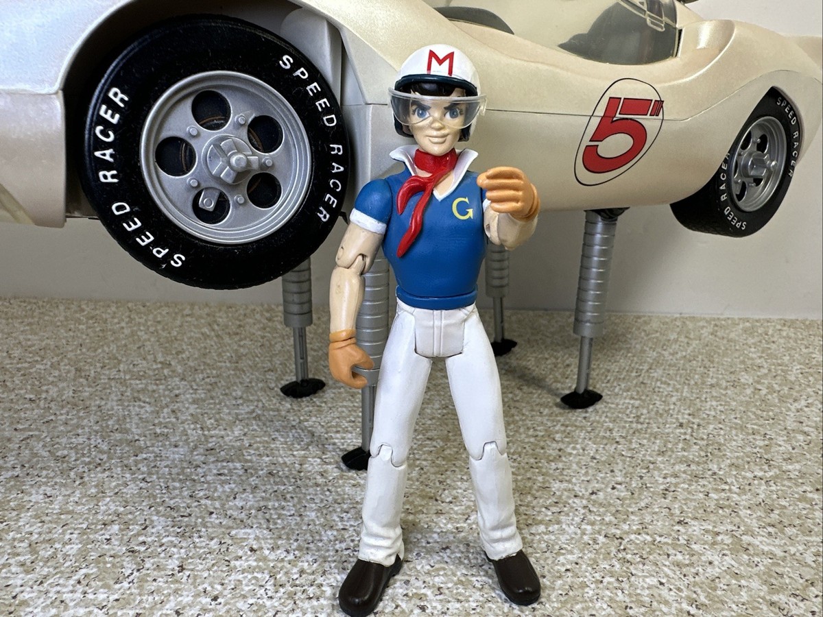 Speed Racer Mach 5 Classic Vehicle W/Speed Racer Figure 2006 Art