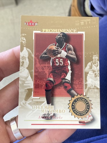 2000-01 Fleer Authority Prominence /125 Dikembe Mutombo #1 HOF - Picture 1 of 2