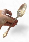 Remembrance By Rogers Intrntnl Silverplate Pierced Serving Spoon 8.5” Slotted